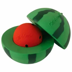Oli & Carol Balle sonore 3 en 1 Wally la Pastèque| Hochets Et Anneaux De Dentition|Jouets D'Éveil