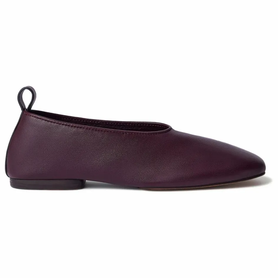 New Soeur Ballerines Bala Cuir | Lie de vin