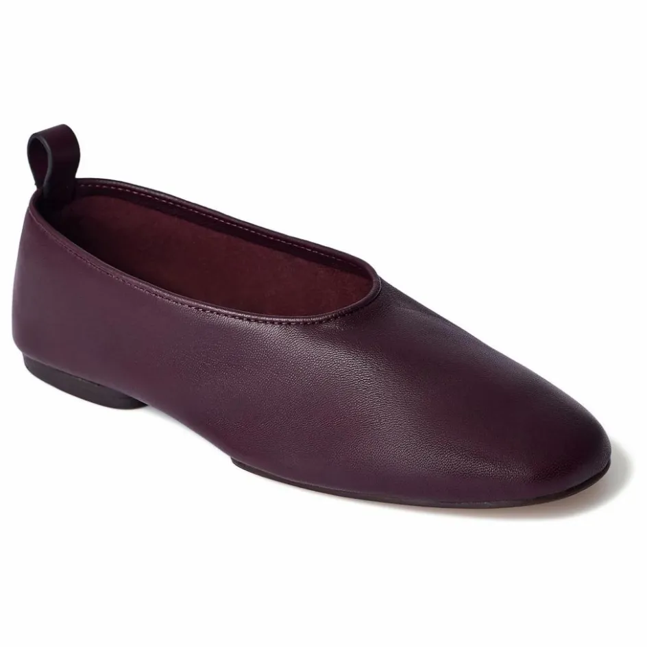 New Soeur Ballerines Bala Cuir | Lie de vin
