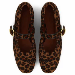 Socque Paris Ballerines Ginger Léopard ||Femme Derbies, Mocassins, Ballerines