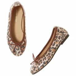 Discount Tocoto Vintage Ballerines Maryjane Léopard | Marron