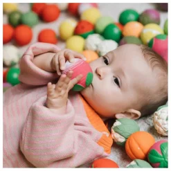 Online Balles sensorielles Salade de légumes - Lot de 3 Hochets Et Anneaux De Dentition|Jouets D'Éveil