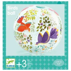 Outlet Djeco Ballon gonflable Oiseaux Multicolore