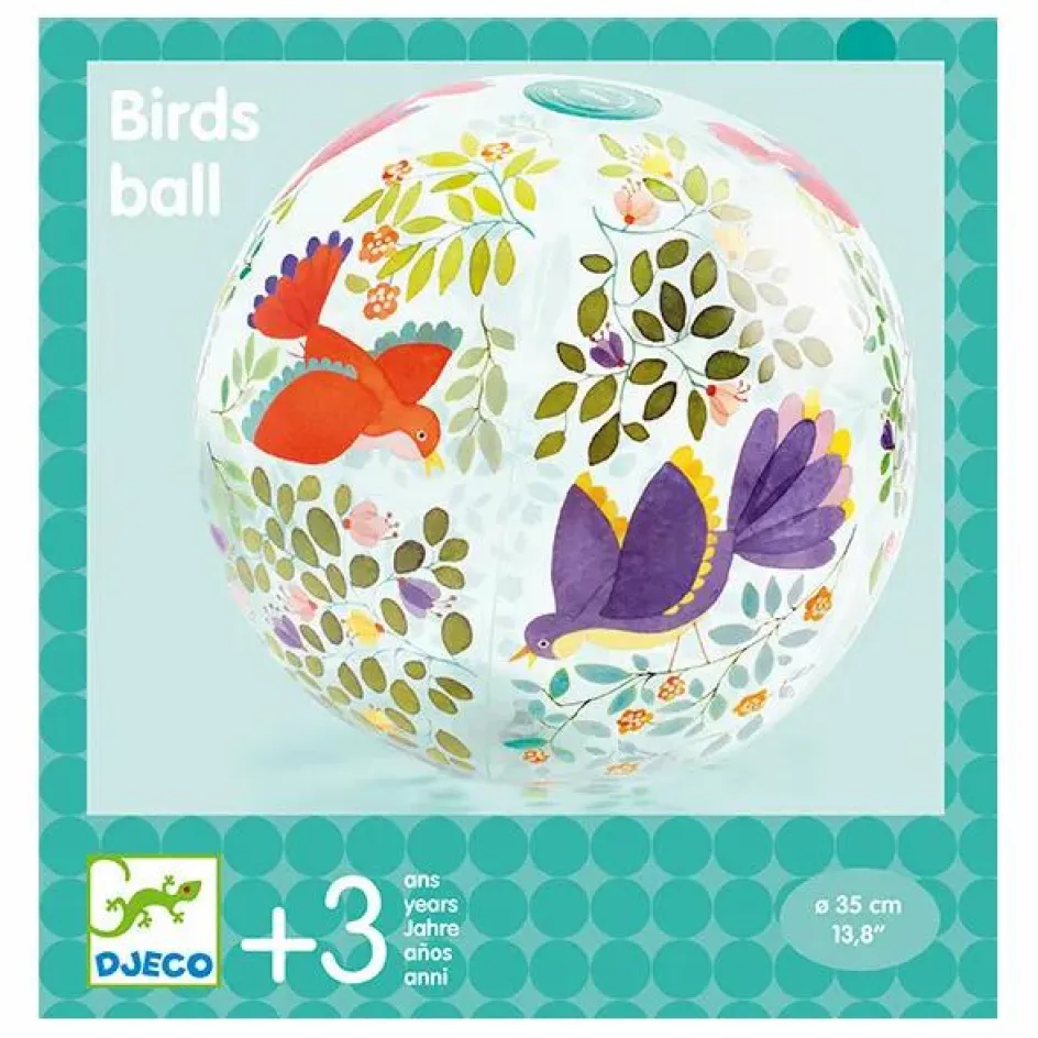 Outlet Djeco Ballon gonflable Oiseaux Multicolore