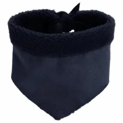 Online ILDA'S sheep Bandana Réversible Peau Lainée Mérinos | Bleu marine
