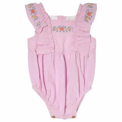 New Barboteuse Brodée | Lilas Enfant Combinaisons Et Bodies|Bodies, Combinaisons