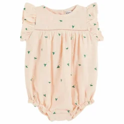 Discount Barboteuse Brodée Fleurs | Enfant Bodies, Combinaisons|Combinaisons Et Bodies