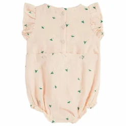 Discount Barboteuse Brodée Fleurs | Enfant Bodies, Combinaisons|Combinaisons Et Bodies