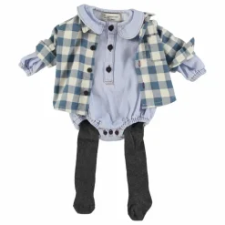 Piupiuchick Barboteuse en Jean Col Claudine || Combinaisons Et Bodies|Bodies, Combinaisons