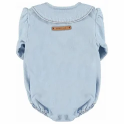 Piupiuchick Barboteuse en Jean Col Claudine || Combinaisons Et Bodies|Bodies, Combinaisons