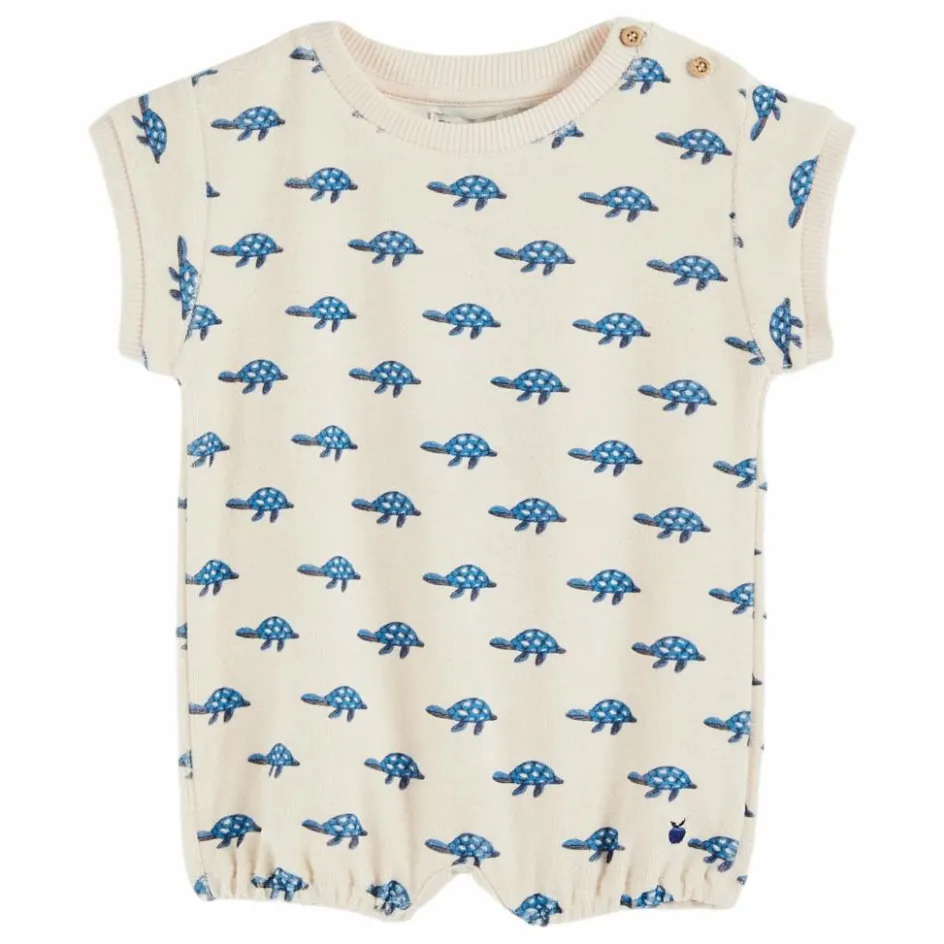 Emile et Ida Barboteuse Tortue | Ecru