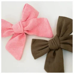 Gentil Coquelicot Barrettes Nœuds - Set de 2 ||Enfant Accessoires De Mode