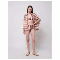 Clearance Bobo Choses Bas de Maillot Géométrique Fibres Recyclées - Collection Femme | Marron