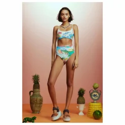 Clearance Alémais Bas de Maillot Nadia Fibres Recyclées | Bleu