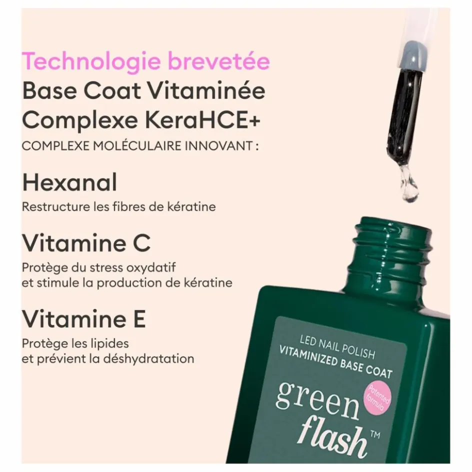 Femme Manucurist Maquillage*Base coat vitaminée Green Flash - 15 ml