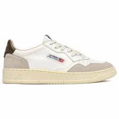Autry Basket Medalist Low Cuir Et Suède ||Homme Sneakers, Chaussures