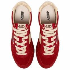 Autry Basket Windspin Low Bicolore Suède et Cuir ||Femme Baskets
