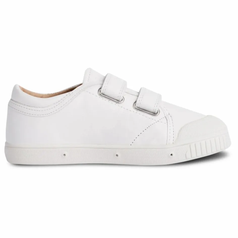 Spring Court Baskets Basses Scratchs G2 Nappa | Blanc