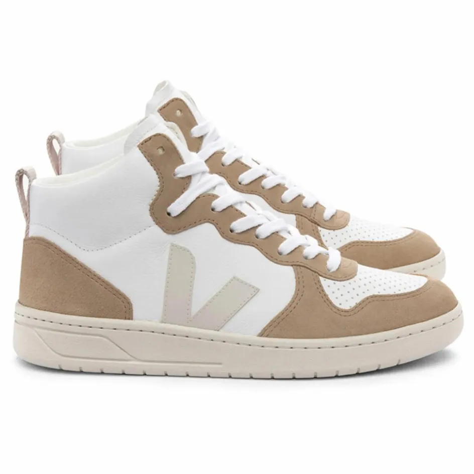 Outlet Veja Baskets Cuir V-15 | Sable