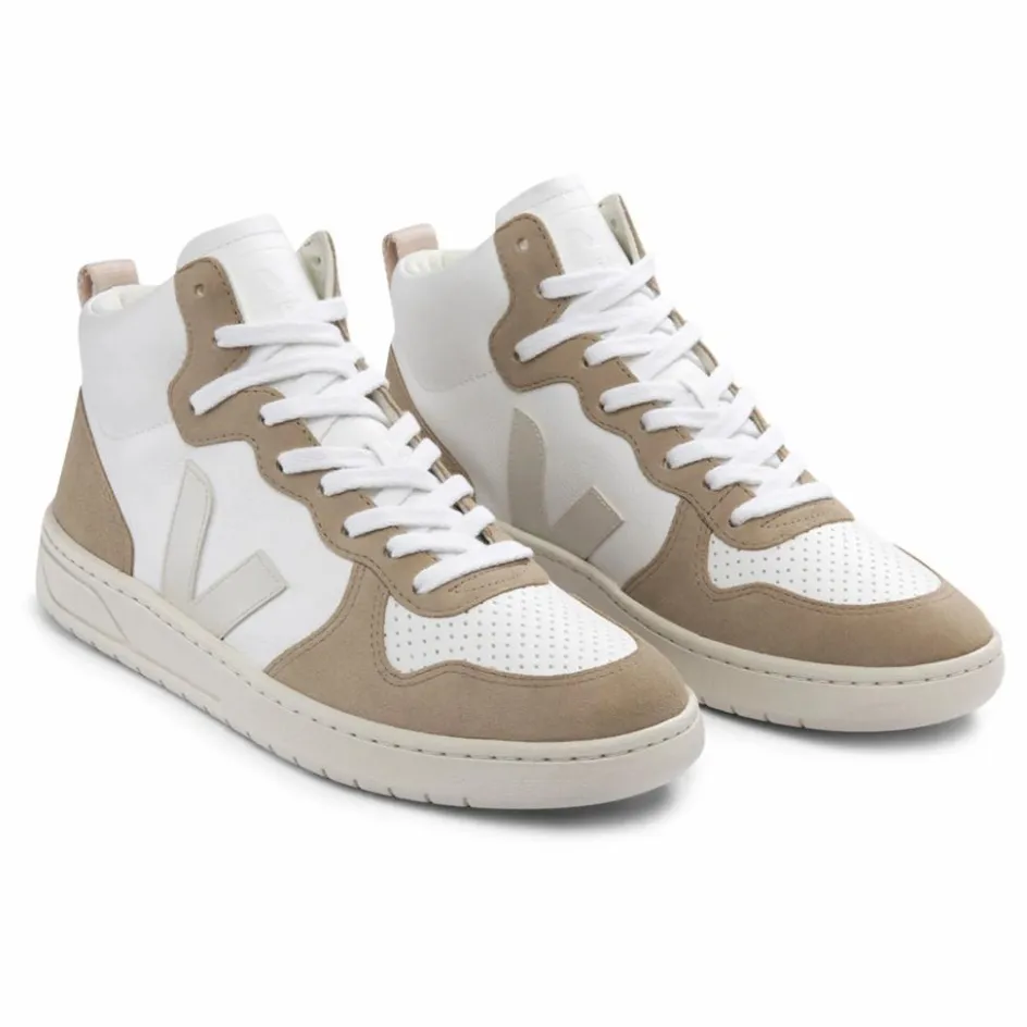 Outlet Veja Baskets Cuir V-15 | Sable