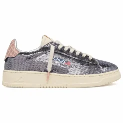 Autry Baskets Dallas Low Paillettes | Gris foncé