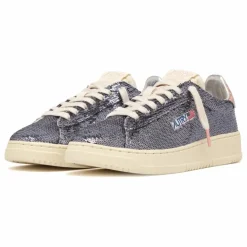 Autry Baskets Dallas Low Paillettes | Gris foncé