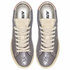 Autry Baskets Dallas Low Paillettes | Gris foncé