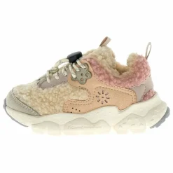 Flower Mountain Baskets Doi Lacets Cuir Eco et Teddy ||Enfant Baskets