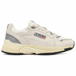 Online Autry Baskets Hyperway Low Suède | Blanc