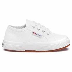 Superga Baskets Lacets Coton Basse | Blanc