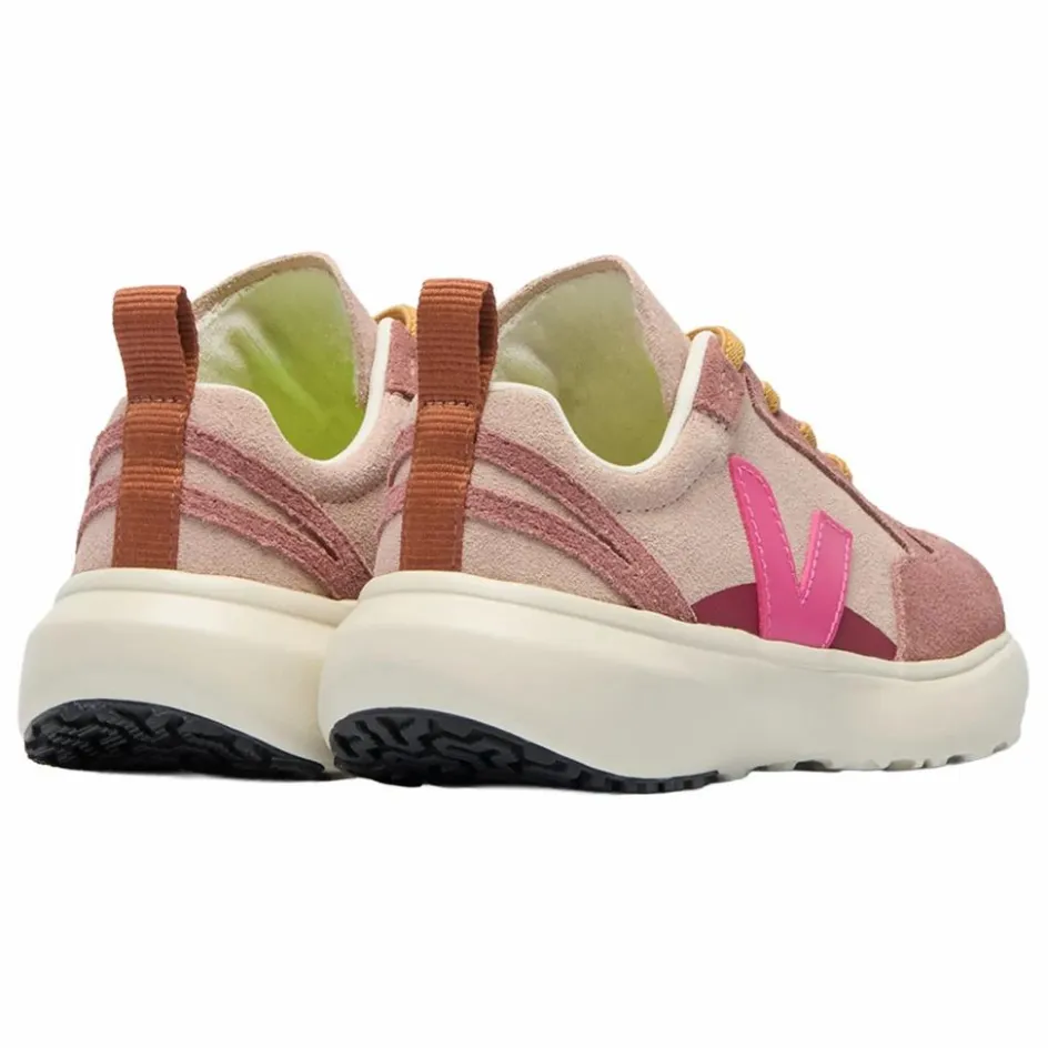 Hot Veja Baskets Lacets Elastiqués Canary Light Suede | Rose