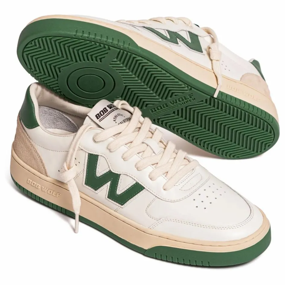 Femme Bob Wolf Baskets*Baskets Legacy Cuir et Suède |