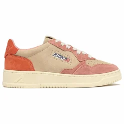 Best Autry Baskets Medalist Low Tricolore Suède | Orange