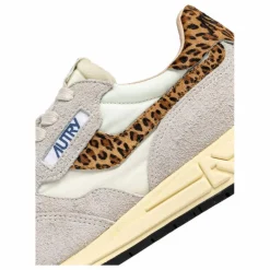Discount Baskets Reelwind Low Suède Et Nylon Léopard | Femme Baskets