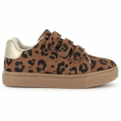 Sale Bonton Baskets Scratchs Basil Leopard Velours | Brun