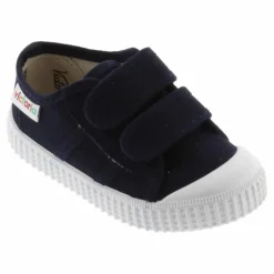 Discount Victoria Baskets Scratchs Tiras Lona | Bleu marine