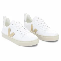 Discount Veja Baskets V-10 Lacets | Doré