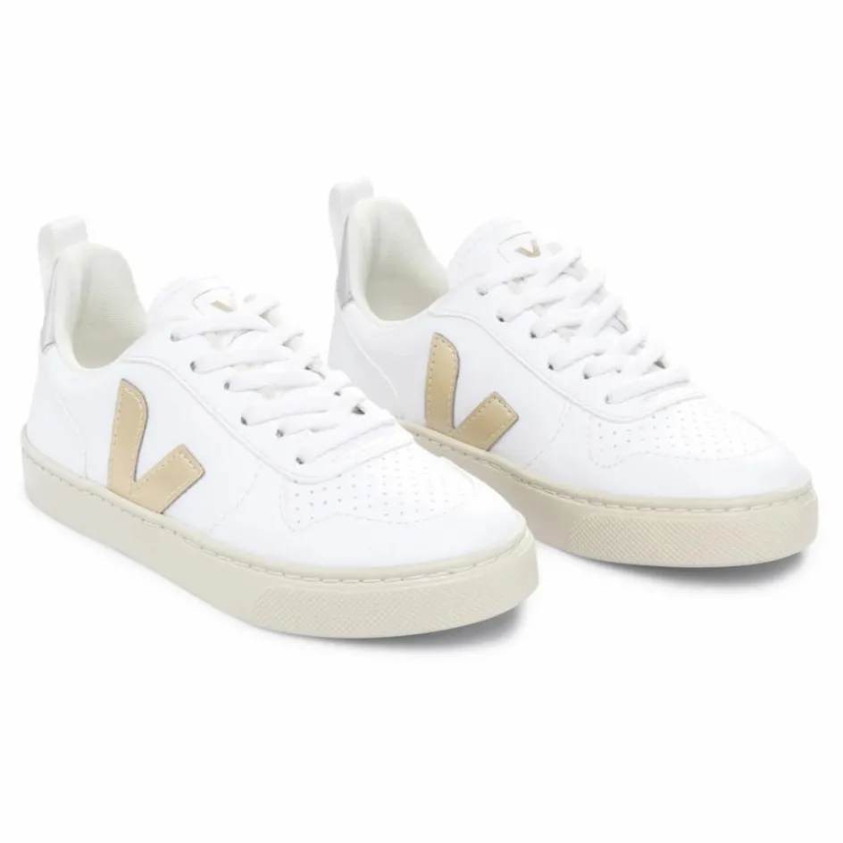 Discount Veja Baskets V-10 Lacets | Doré