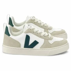 Enfant Veja Baskets|Baskets*Baskets V-10 Lacets Cuir |
