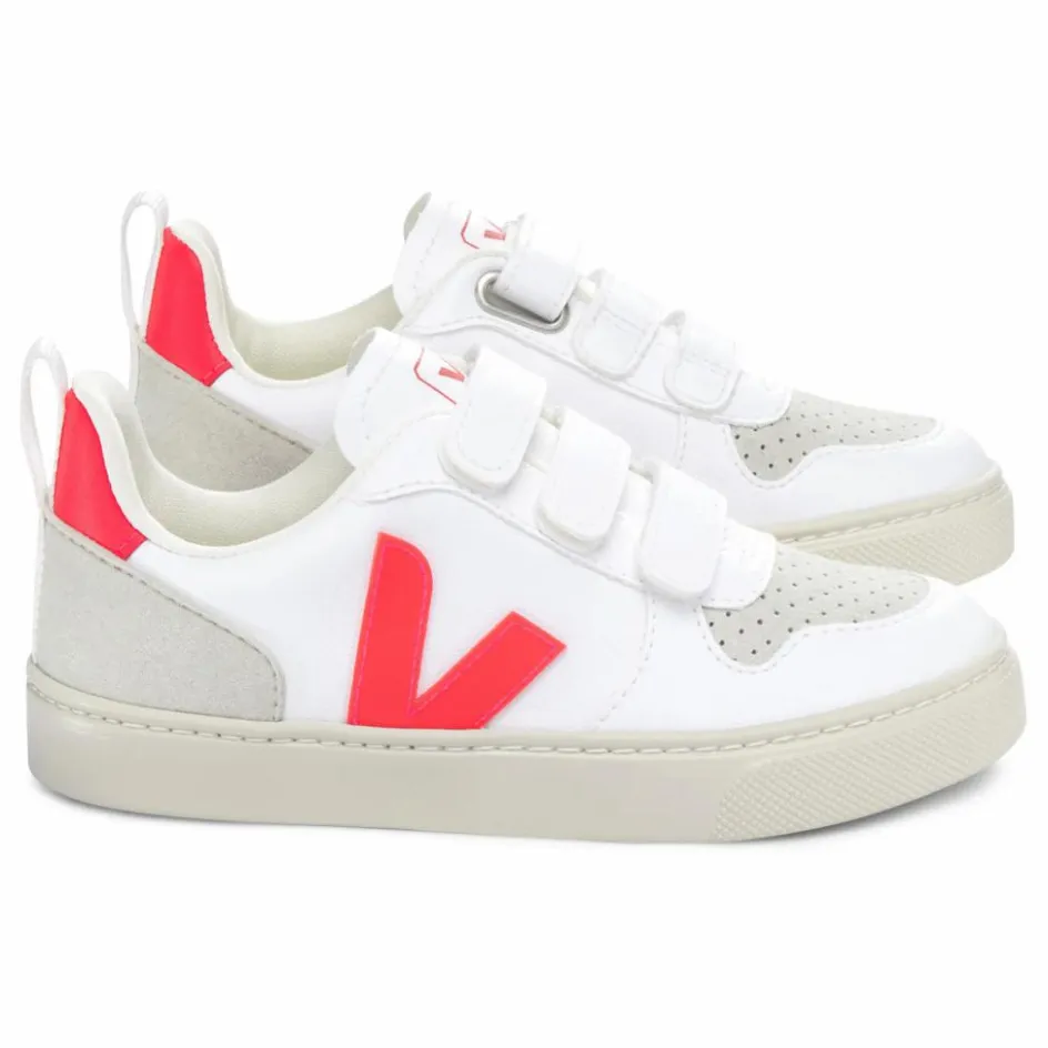 Enfant Veja Baskets|Baskets*Baskets V-10 Scratchs Cuir |
