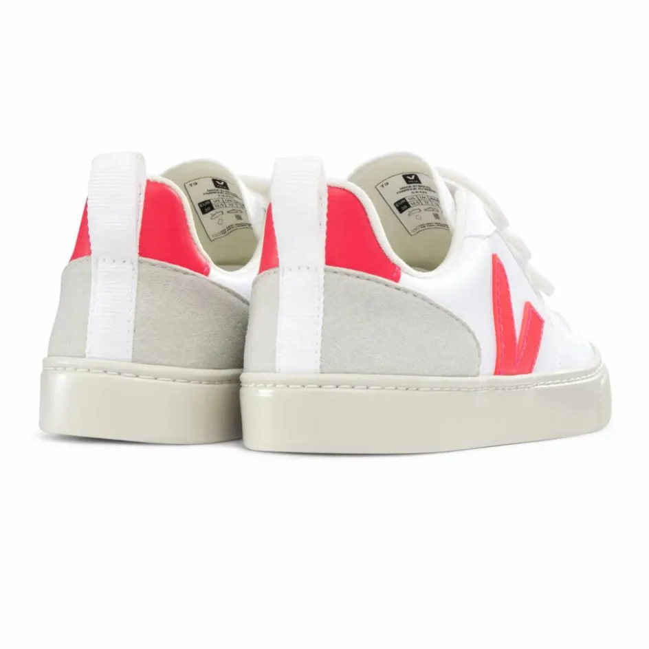 Enfant Veja Baskets|Baskets*Baskets V-10 Scratchs Cuir |