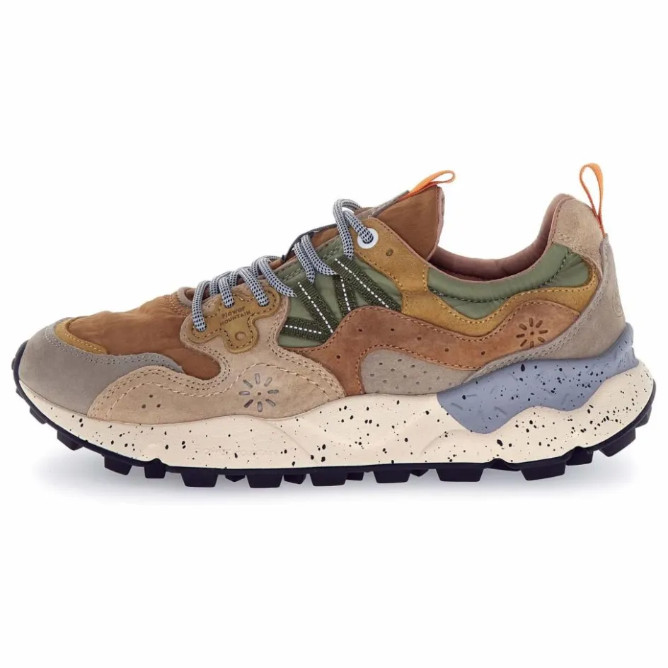 Homme Flower Mountain Sneakers, Chaussures*Baskets Yamano 3 Suède et Nylon |