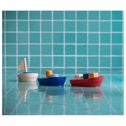Plan Toys Garages, Circuits*Bateau à voile en caoutchouc naturel