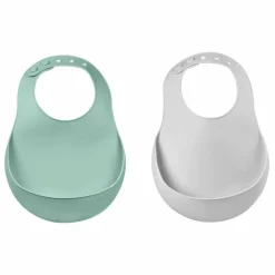 Béaba Bavoirs|Bavoirs, Langes*Bavoir silicone - Set de 2 |