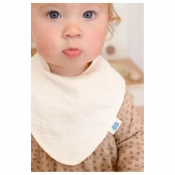 Online Soft Spot Bavoirs bandana Cottage en coton bio - Set de 3 | Bleu