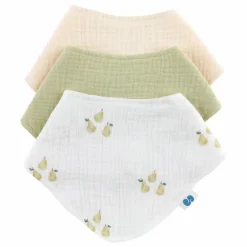 Soft Spot Bavoirs bandana en coton bio - Set de 3 || Bavoirs|Puériculture