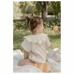 New Bavoirs pétale Daisies en coton bio - Set de 3 Bavoirs|Puériculture