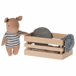 Maileg Bébé cochon dans sa caissette - Garçon| Maisons De Poupées