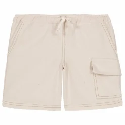 Hot Studio Bohème Bermuda Cargo Coton Bio | Ecru