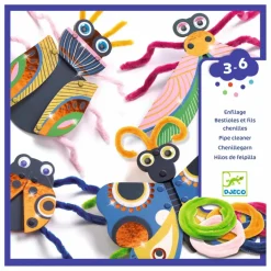 Djeco Bestioles en fils chenille| Loisirs Créatifs